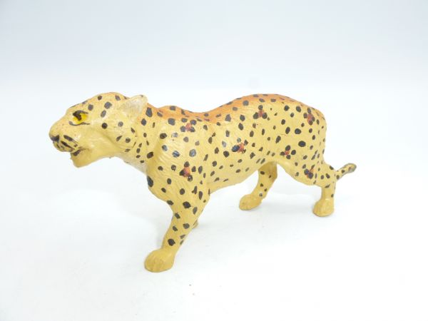 Elastolin composition Leopard - great painting, very good condition, as good as new