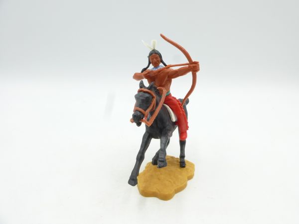 Timpo Toys Indian 3rd version riding, shooting bow