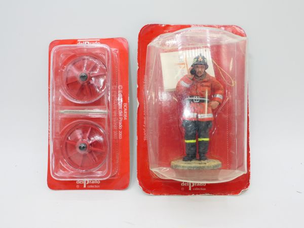 del Prado Venice Fireman incl. Accessories, BOM 008 + BOM 084 - orig. packaging