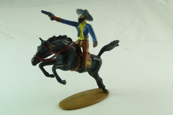 Merten Cowboy / Bandit mounted, firing with 2 pistols