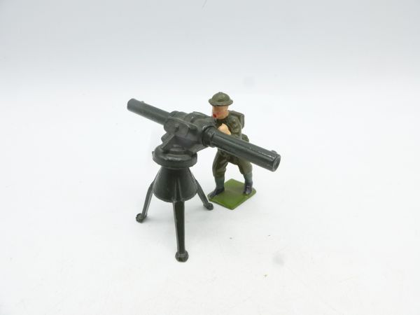 Britains Deetail Soldier with range finder (height of figure: 5 cm, metal)