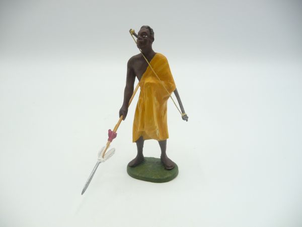 Modification 7 cm African with cape, bow + spear - great modification