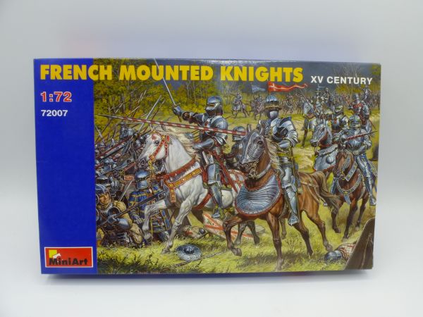 MiniArt 1:72 French Mounted Knights XV Century, Nr. 72007 - OVP, Teile am Guss