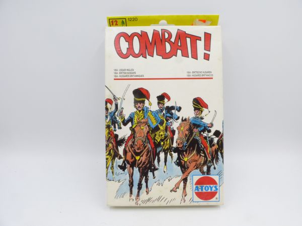 A-Toys 1:72 British Hussars 1854, No. 1220 - orig. packaging, on cast