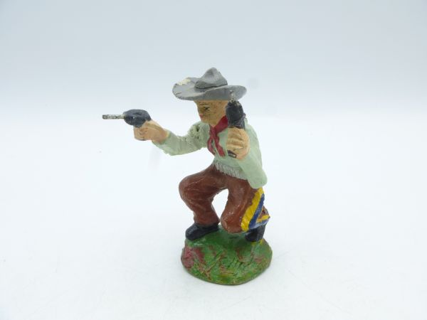 Durso Cowboy gehockt mit 2 Pistolen - leicht bespielt