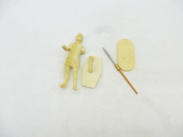 Roman soldier with pilum + shield (resin), height approx. 7 cm