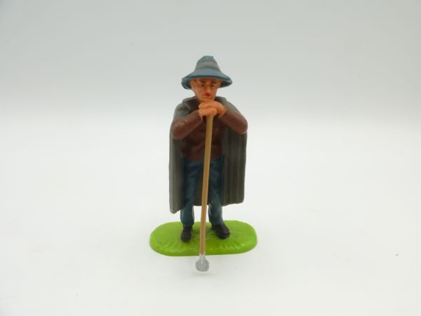 Elastolin 7 cm Shepherd with stick, No. 3960 - nice figure