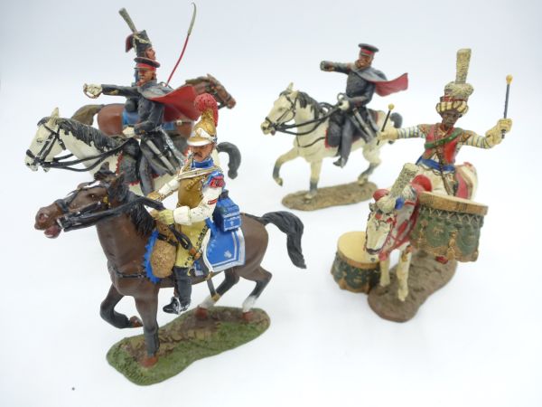 del Prado 5 Waterloo horsemen - with damage