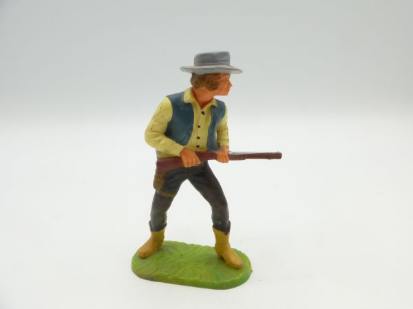 Elastolin 7 cm Cowboy mit Gewehr im Anschlag, Nr. 6974 - schöne Figur