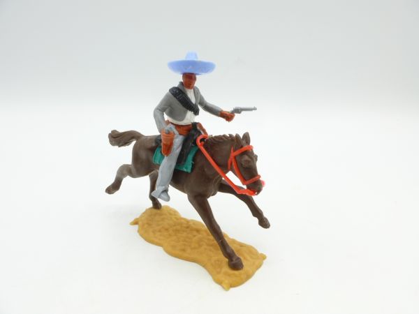 Timpo Toys Mexican riding with 2 pistols, grey/white - nice combi