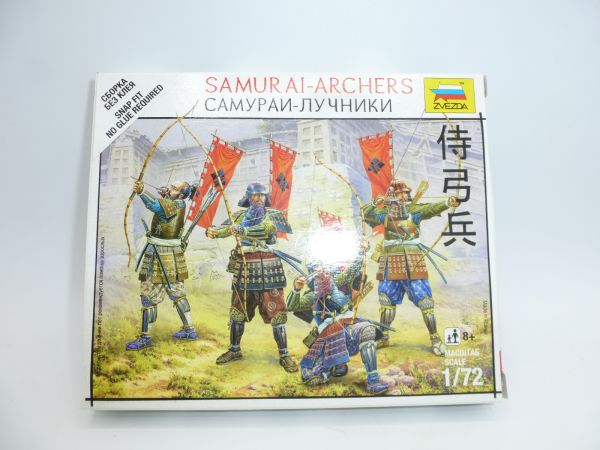 Zvezda 1:72 Samurai Archers, No. 6404 - orig. packaging, on cast