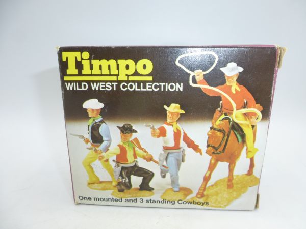 Timpo Toys Minibox Wild West with Cowboys 3rd version, Ref. No. 702
