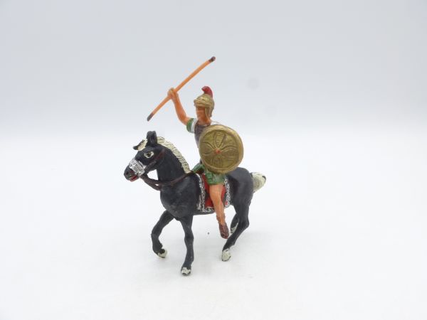 Reamsa Roman riding with spear + shield