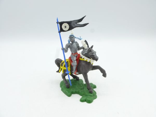 Britains Swoppets Knight riding with flag - brand new