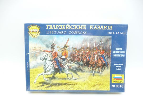 Zvezda 1:72 Lifeguard Cossacks 1812-1814, No. 8018 - orig. packaging, shrink-wrapped