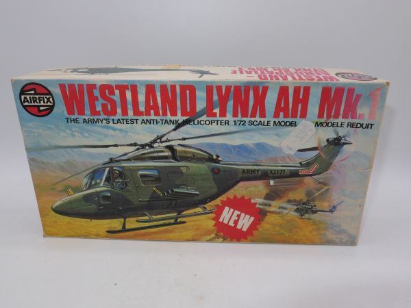 Airfix Westland Aerospatiale Lynx AH Mk1, No. 3025-8 - orig. packaging, on cast