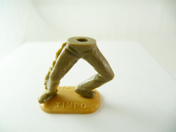 Timpo Toys Rare olive-green lower part, crouching deep (New Zealand)