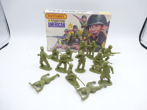 Matchbox 1:32 15 Combat Troops American, Nr. P6003 - OVP