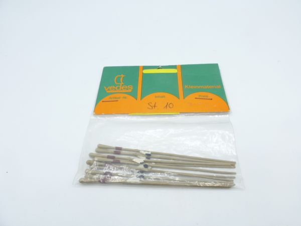 Elastolin 7 cm 10 Indian spears - in Vedes sales bag