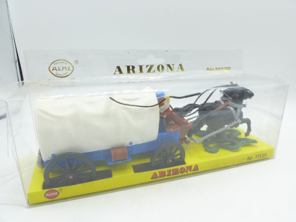 Covered wagon with coachman - orig. packaging, brand new