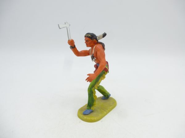 Elastolin 7 cm Indianer richtig Tomahawk werfend, Nr. 6867, Bem. 2
