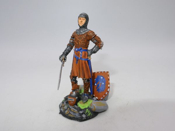 Andrea Miniatures Knight standing with sword (metal figure, approx. 6.5 cm)