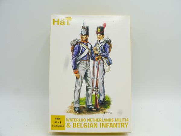 HäT 1:72 Waterloo Netherlands Militia, No. 80969 - orig. packaging, on cast