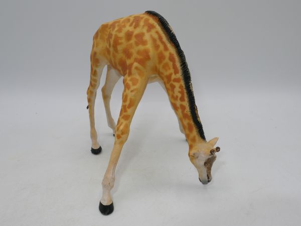 Elastolin Giraffe trinkend, Nr. 5708 - selten, tolle Bemalung