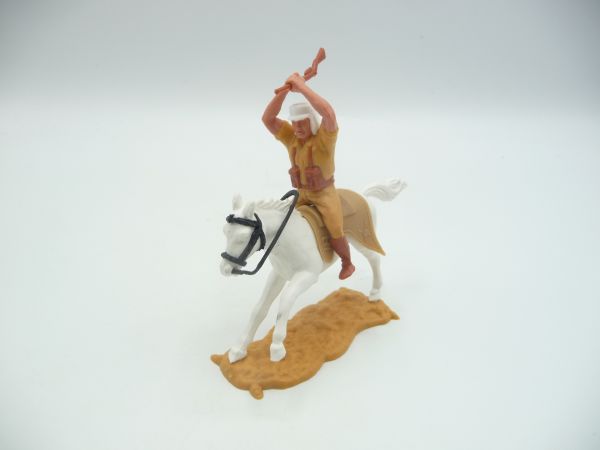 Timpo Toys Foreign legionnaire on horseback, striking with rifle over head