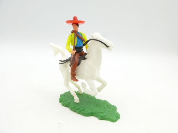 Elastolin 5,4 cm Mexican riding with rifle