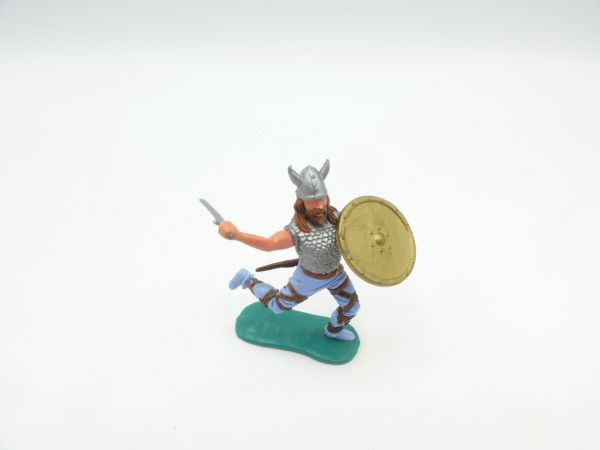 Timpo Toys Wikinger laufend mit Kurzschwert + goldenem Schild