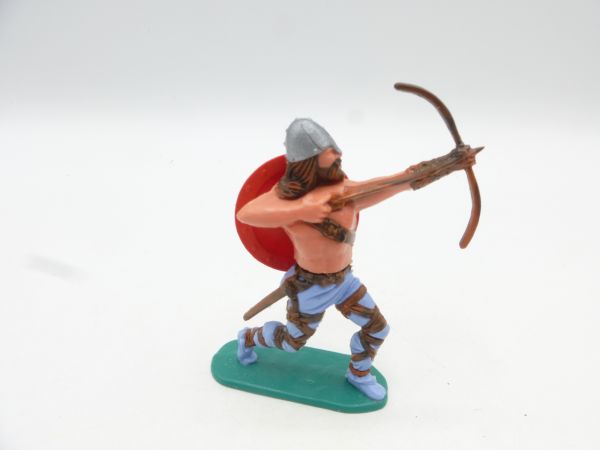Timpo Toys Wikinger, Bogenschütze mit rotem Schild