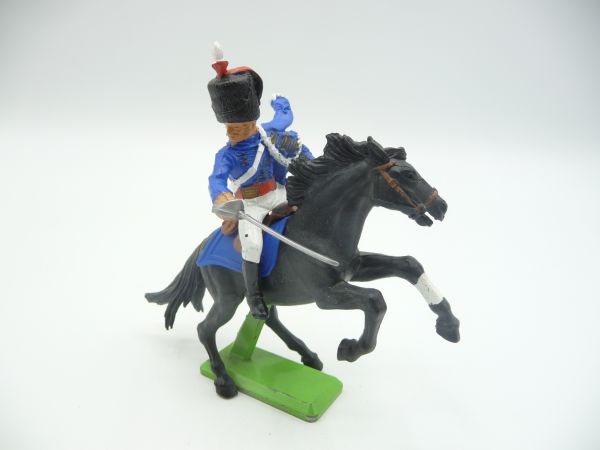 Britains Deetail Waterloo Frenchman riding a horse, looking to the right, sabre at side