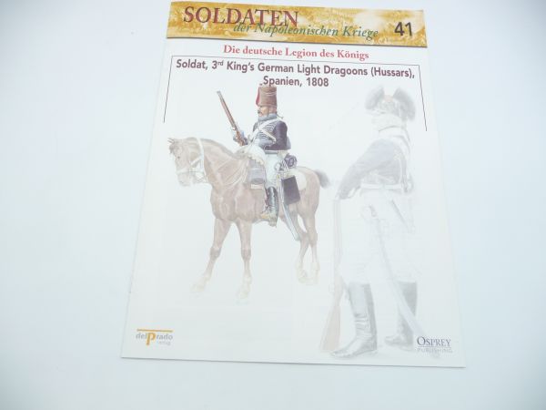 del Prado Bestimmungsheft Nr. 41 Soldat 3rd King's German Light Dragoons