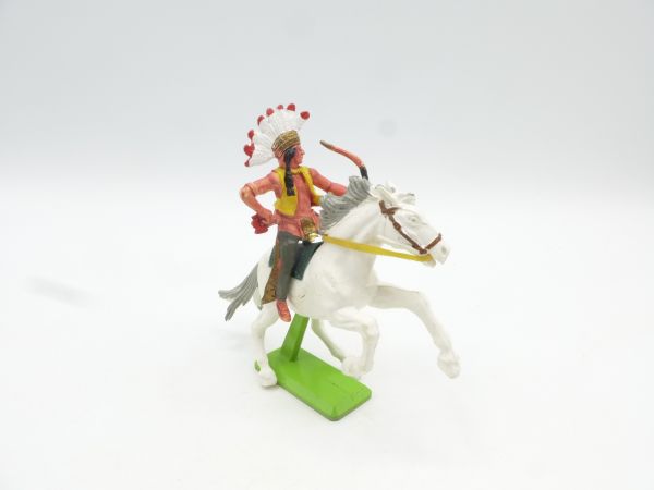 Britains Deetail Indian riding, bow at side