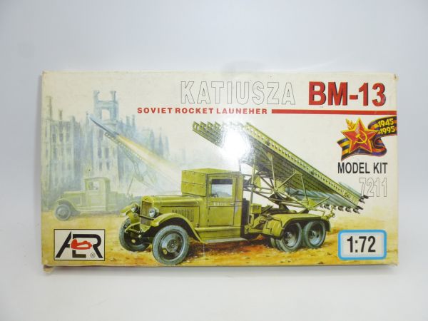 AER 1:72 Katiusza BM-13 Soviet Rocket Launcher, No. 7211 - orig. packaging