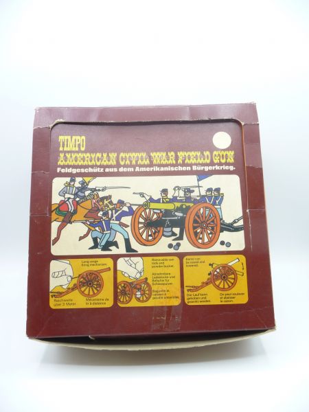 Timpo Toys Empty box for American Civil War cannons / Civil War cannons