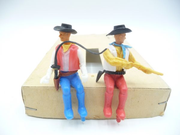 Plasty Kutschenbesatzung (2 Figuren) mit Peitsche + Waffe