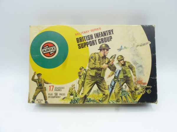Airfix 1:32 British Infantry Support Group - orig. packaging, figures complete
