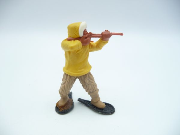 Timpo Toys Eskimo schießend, gelb, beige Beine