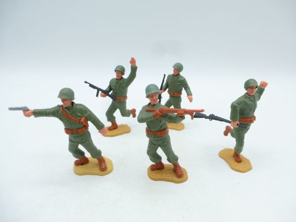 Timpo Toys Americans (5 figures) - nice group