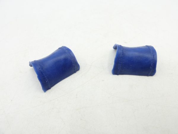Timpo Toys 2 lower saddlecloths, dark blue - rare