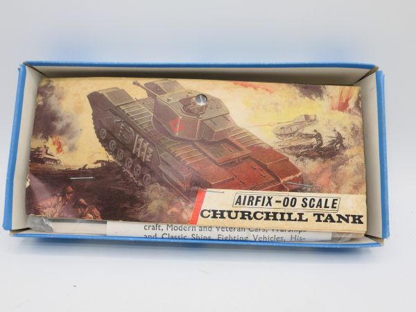 Airfix Churchill Tank, No. A4 - in old box (rare)