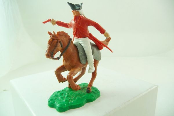 Timpo Toys Independence War: Englishman on horseback, firing with pistol