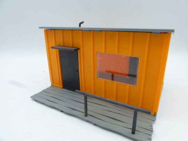 Timpo Toys Bank, orange/grey - great building, very good condition