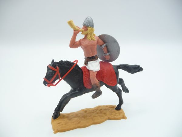 Timpo Toys Viking riding, horn player - loops ok