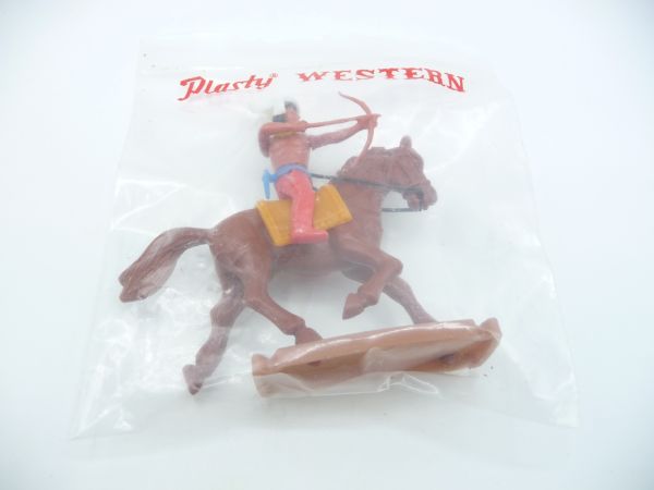 Plasty Indian riding with bow - in original bag