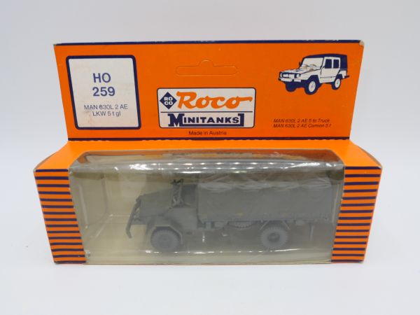 Roco Minitanks MAN 630L 2 AE truck 5t gl, No. 259 - orig. packaging