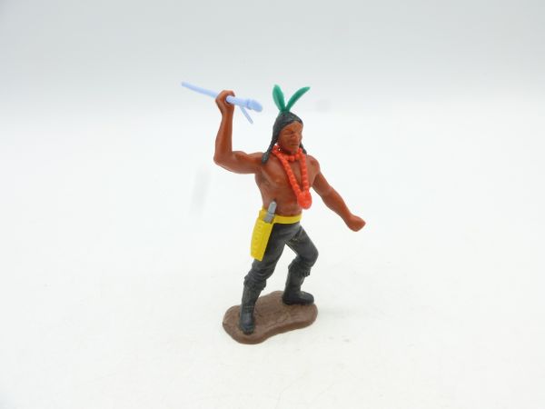 Timpo Toys Indianer 3. Version stehend mit Speer