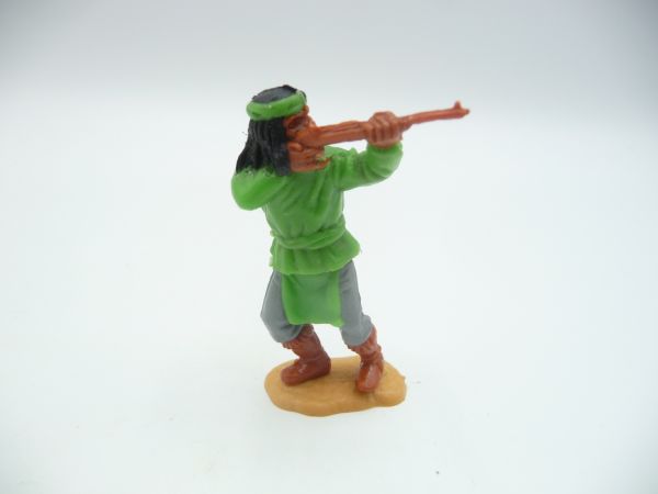 Timpo Toys Apache neon green, firing rifle, grey trousers